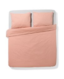 HEMA Dekbedovertrek 240x200/220cm Chambray Oranjerood (terra)