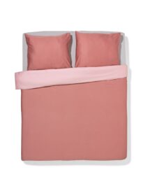 HEMA Dekbedovertrek 200x200/220cm Satijn Roze (roze)