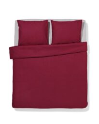 051 Dekbedovertrek 200x200/220cm Zacht Katoen Rood (rood)
