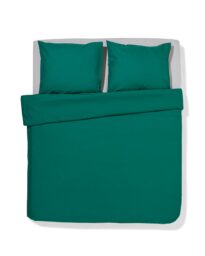 HEMA Dekbedovertrek 240x200/220cm Zacht Katoen Middengroen (middengroen)