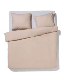 HEMA Dekbedovertrek 200x200/220cm Zacht Katoen Taupe (taupe)