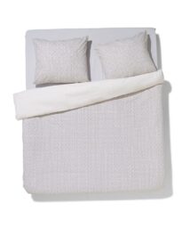 HEMA Dekbedovertrek Zacht Katoen 240x200/220 Kleine Stip (wit)