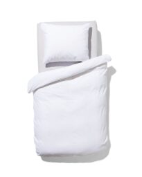 HEMA Dekbedovertrek 140x200/220cm Zacht Katoen Wit (wit)
