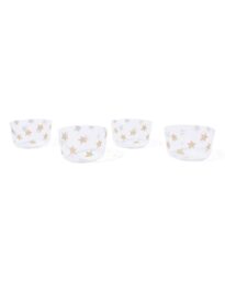 HEMA HEMA Bakjes Herbruikbaar Plastic Sterren - 4 Stuks (transparant)