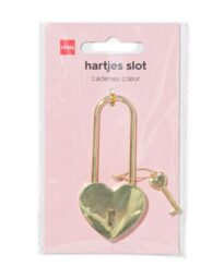 HEMA Slot Hartjes 10x4.5cm
