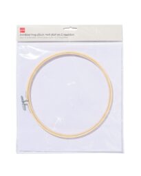 HEMA Borduurring Ø20cm Met Stof En 2 Naalden