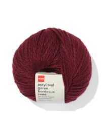 HEMA HEMA Acryl-wol Garen Bordeaux Rood 100gram 165meter