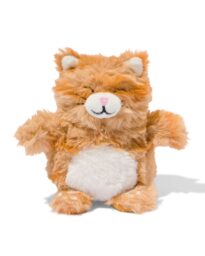 HEMA HEMA Omkeerbare Knuffel 16cm Kat-leeuw
