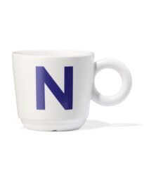 HEMA Mok 280ml Letter N