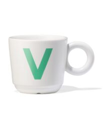 HEMA Mok 280ml Letter V