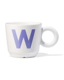 HEMA Mok 280ml Letter W