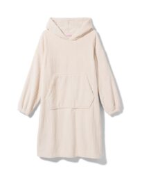 Dames Snuggle Hoodie Teddy Crème