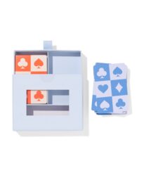 HEMA HEMA Speelkaarten 13x10cm Blauw/oranje - 2 Stuks