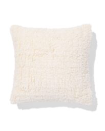 051 Kussenhoes 40x40cm Teddy Wit (wit)