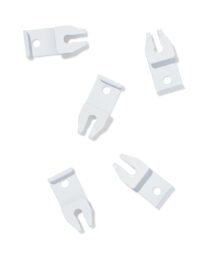 HEMA Plafondsteunen Voor U-rail Wit - 5 Stuks (wit)