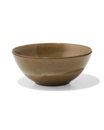 HEMA HEMA Schaal 16cm Monaco Reactief Glazuur Donkerbruin (donkerbruin)