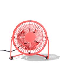 HEMA HEMA Tafelventilator USB Retro Neon Oranje Ø10cm (roze)