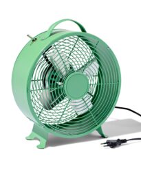 051 Tafelventilator Retro Ø25.8cm Groen
