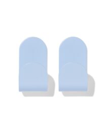 HEMA Plakhaken Lichtblauw - 2 Stuks