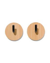 HEMA Plakhaken Rvs - 2 Stuks (bruin)
