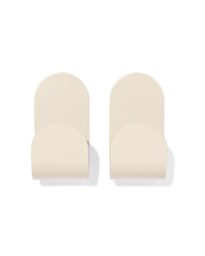 HEMA Plakhaken Zand - 2 Stuks (beige)