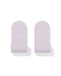 HEMA Plakhaken Rvs Lila 5x2.5 - 2 Stuks (lila)