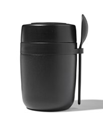 051 Soep- En Voedselbeker 400ml Rvs Zwart (zwart)