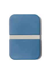 HEMA Platte Lunchbox XL Met Elastiek Blauw