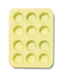 HEMA Mini Muffinbakvorm PFAS-vrij (geel)