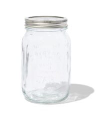 HEMA HEMA Glazen Pot 1L (transparant)