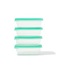 HEMA Vershoudbakjes 300ml - 4 Stuks