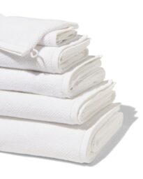 HEMA HEMA Handdoeken Tweedekans Recycled Katoen Wit (wit)