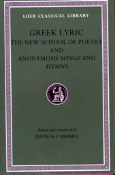 Greek Lyric, Volume V