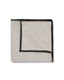 HEMA Microvezeldoekje Met Structuur 35x35 Grijsbeige