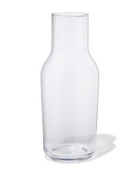 051 Karaf 1.2L Bergen Glas Twist Reliëf (transparant)