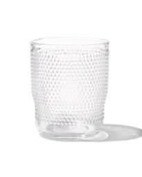 051 Waterglas Bergen Bolletjes Reliëf 270ml (transparant)