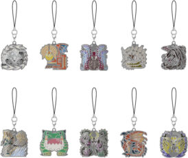 Monster Hunter Wilds Metal Keychains - Monster Icon (Set of 10)