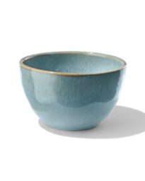 HEMA Schaal Ø10cm Porto Reactief Glazuur Blauw (blauw)