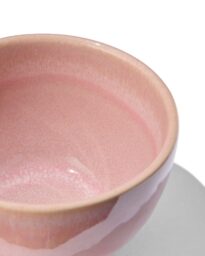 HEMA Schaal Ø10cm Porto Reactief Glazuur Roze (roze)