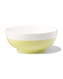 051 Schaal Ø15cm Tafelgenoten New Bone Wit Met Lichtgroen (lichtgroen)
