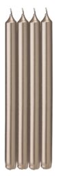 HEMA HEMA Lange Huishoudkaarsen Ø2.2x29 Champagne - 4 Stuks (champagne)