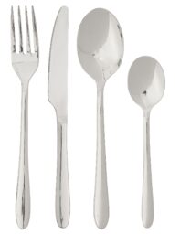 HEMA HEMA 16-delige Bestekset Bari (zilver)
