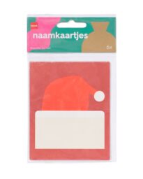 HEMA HEMA Naamkaartjes - 6 Stuks (multi)