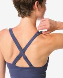 HEMA HEMA Sport Bh Light Support Donkerblauw (donkerblauw)