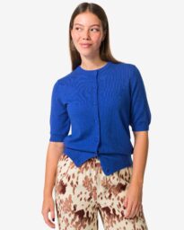 HEMA HEMA Damesvest New Cardigan Blauw (blauw)
