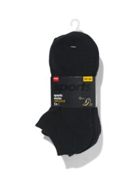 HEMA HEMA Heren Enkelsokken Sport - 5 Paar Zwart (zwart)