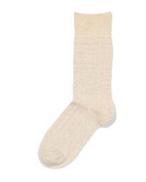 HEMA HEMA Herensokken Ruiten Beige (beige)