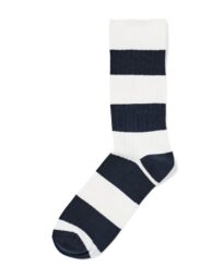 HEMA HEMA Herensokken Rib Strepen Donkerblauw (donkerblauw)