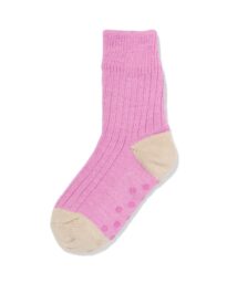 HEMA HEMA Kinderhuissokken Rib Fleece Roze (roze)