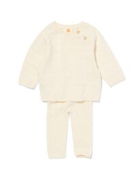 HEMA HEMA Newborn Kledingset Kabel Ecru (ecru)